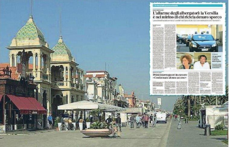La Passeggiata di Viareggio e la pagina del Tirreno che denunciava i rischi