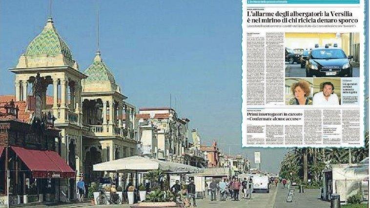 La Passeggiata di Viareggio e la pagina del Tirreno che denunciava i rischi