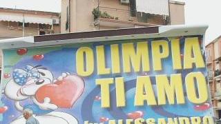 Una vela pubblicitaria e il comandante Paolo Masini
