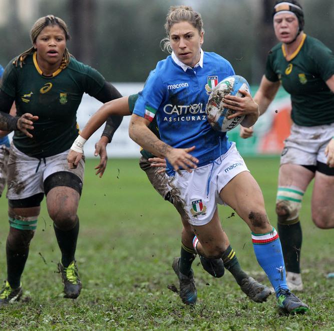 L’Italrugby femminile batte il sudafrica nel test match a Prato
