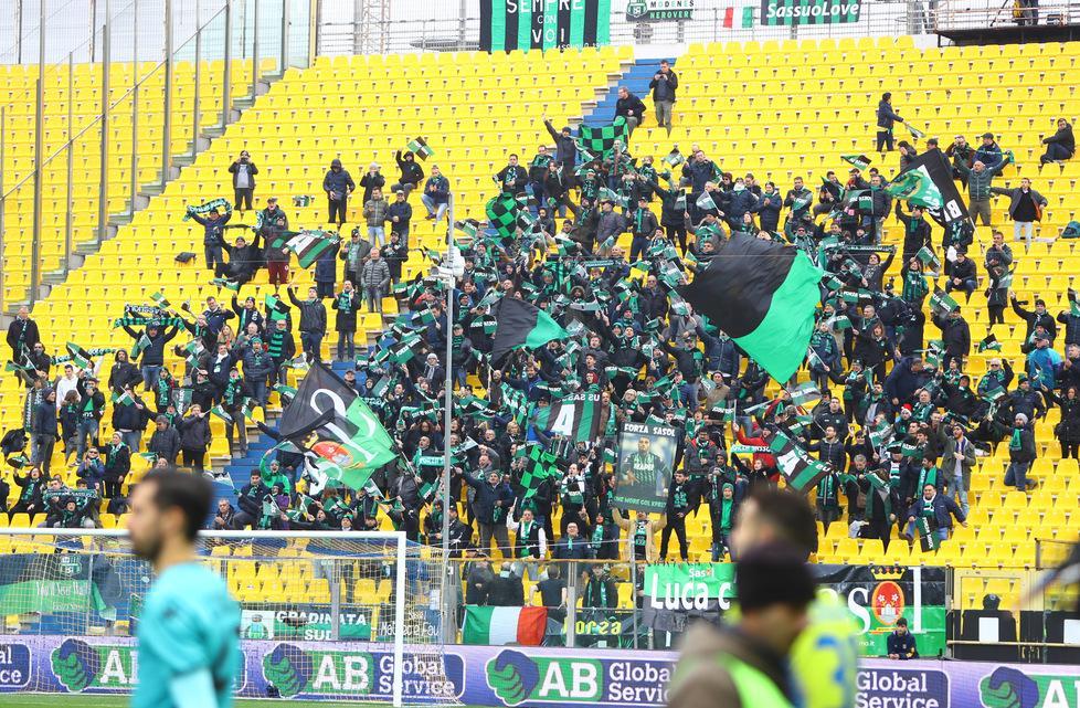 Al Tardini presenti 350 tifosi del Sassuolo