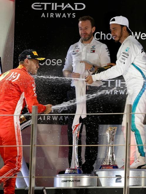 È sempre Hamilton: undicesimo sigillo Vettel 2º, per Kimi un congedo mesto 