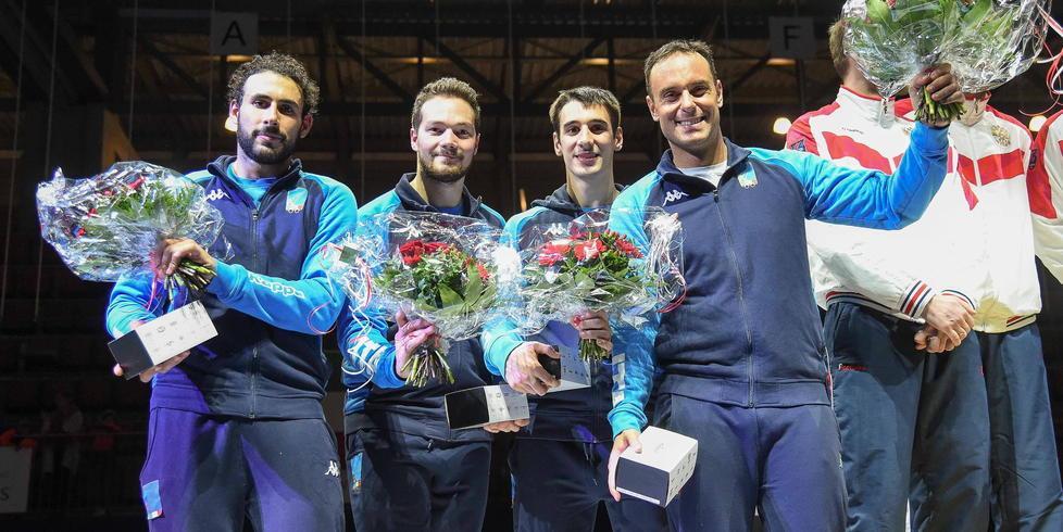 Spada mondiale Gabriele Cimini medaglia d’argento con la Nazionale 