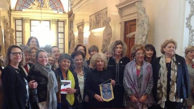 Il prefetto riceve la delegazione francese Fidapa