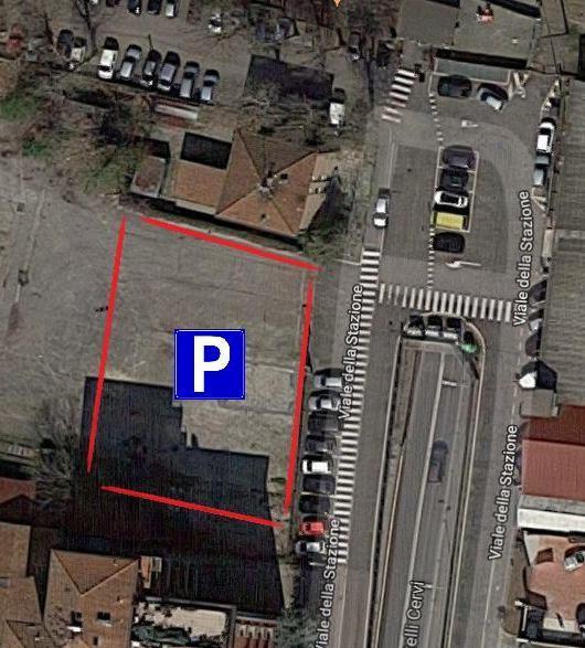 L'area del nuovo parcheggio della stazione a Rubiera
