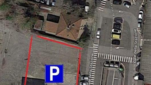 L'area del nuovo parcheggio della stazione a Rubiera