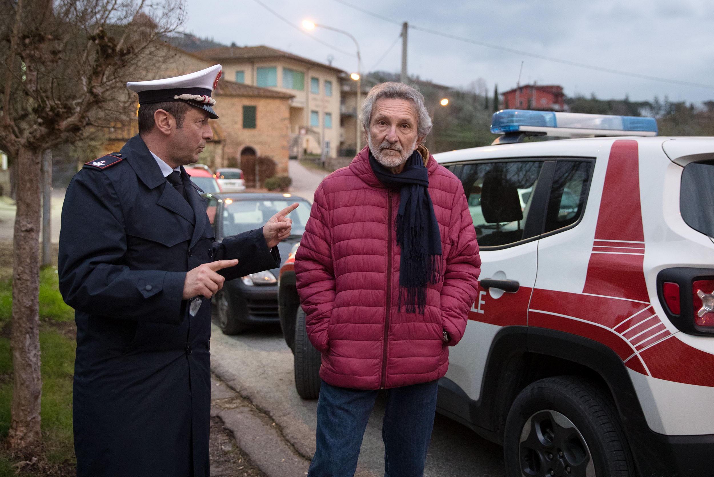 Il comandante Gatto con il sindaco Bellandi