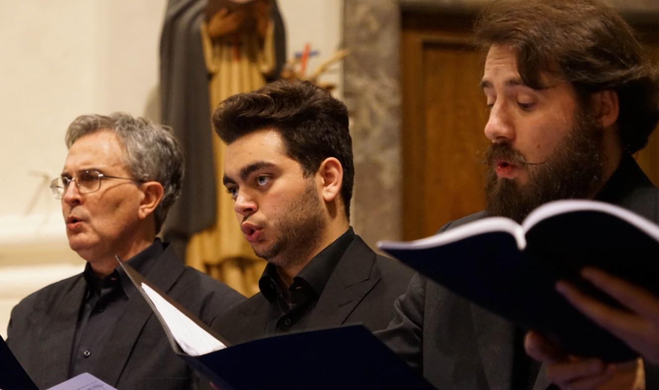 L'esibizione dell'Ensemble Vox Poetica in San Ferdinando (foto Beata Moczydlowska) 