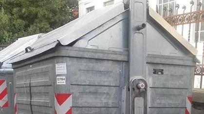 Un “letto” per il cassonetto