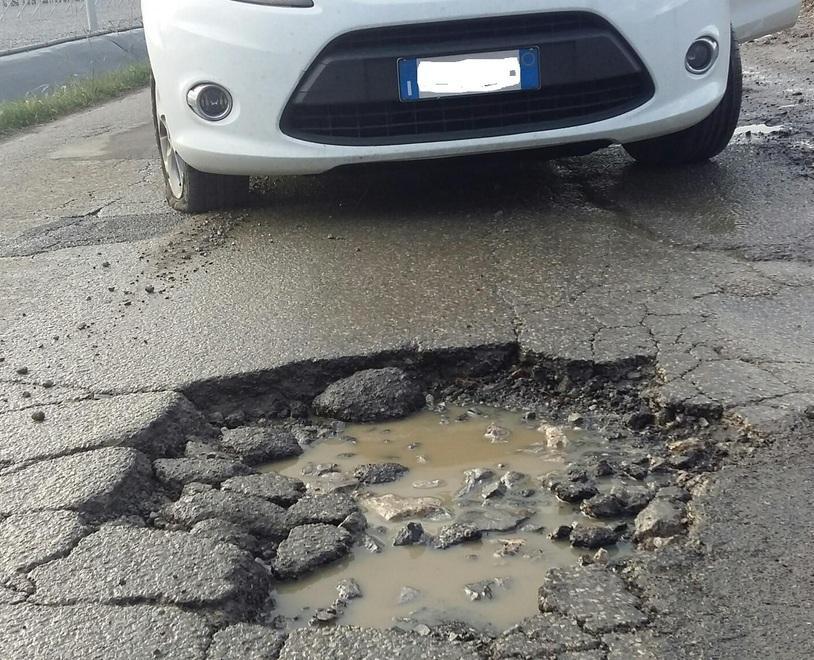 Cratere dopo pochi giorni di pioggia 
