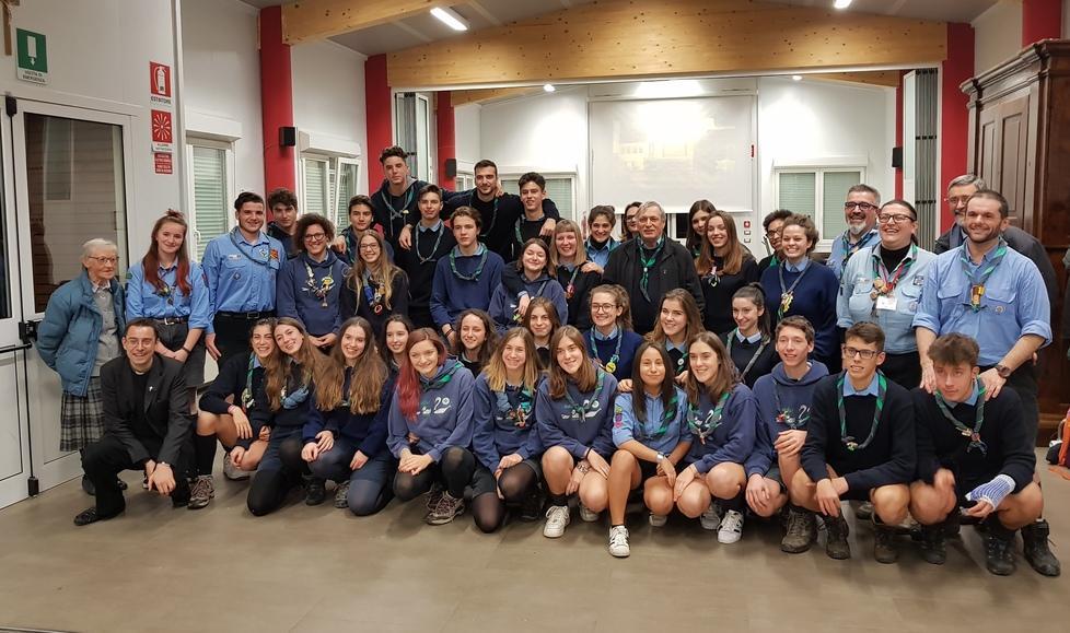 La lezione di don Ciotti a scout e fedeli «Fate squadra»
