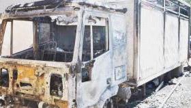 Incendiato il camion di un mobiliere