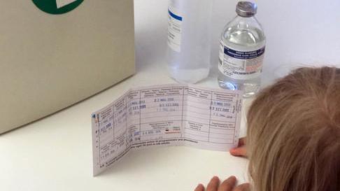 La vaccinazione di una bambina