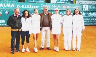 La formazione femminile del Tc Prato che milita in serie A1