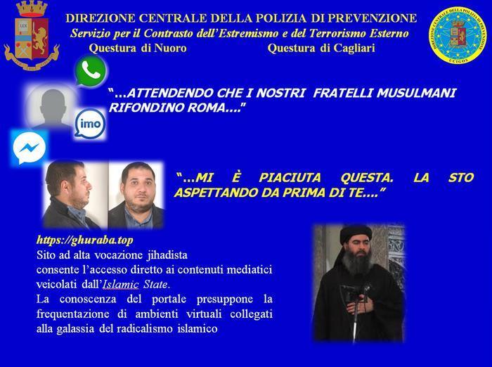 La foto segnaletica dell'affiliato all'Isis