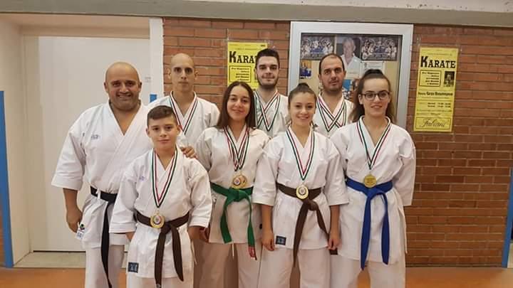 I medagliati dell'Alifaris Karate Larciano Monsummano