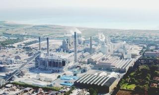 Una veduta dall’alto del parco industriale E per Solvay ci sono assunzioni in vista