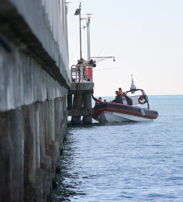 Pontile chiuso durante i lavori ma solo gli ultimi ottanta metri 