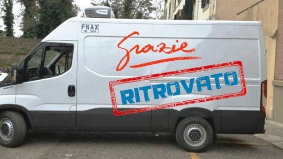 Mantello, furgone ritrovato