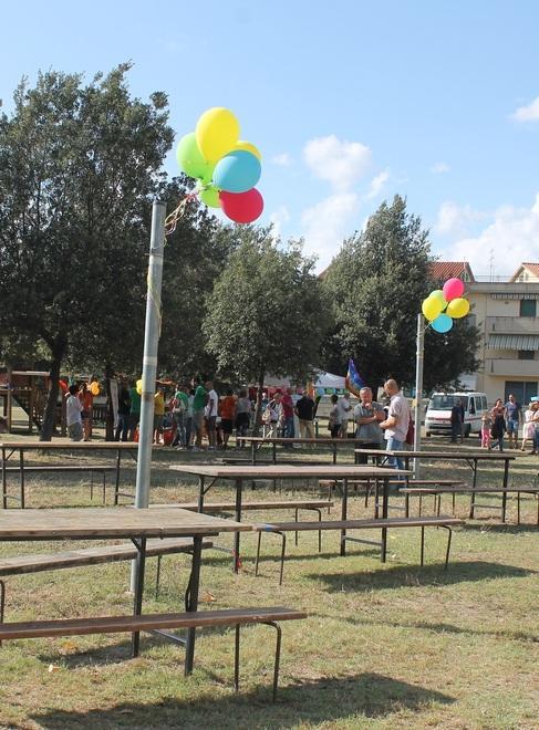 Una delle iniziative nel “Parco Libera Tutti”