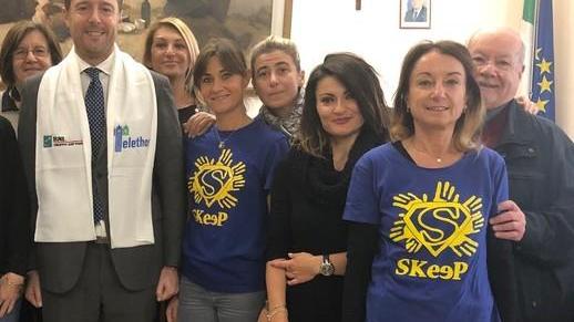 La staffetta del cuore con i ragazzi di Skeep