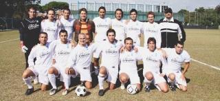 <strong>VITTORIA CORSARA.</strong> La formazione del Discobolo che sabato scorso ha vinto per 3-2 sul campo del Seven Apples