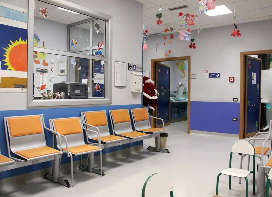 La sala d’aspetto del Pronto soccorso pediatrico (foto d'archivio)
