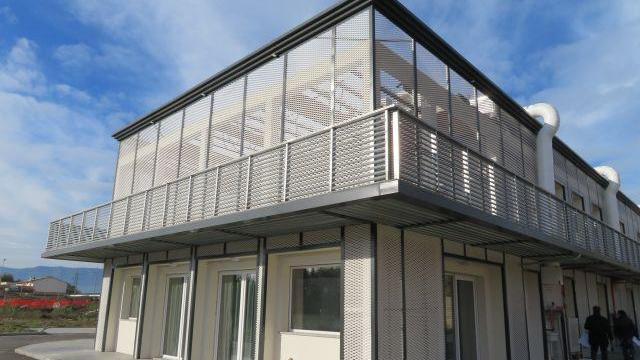 La palazzina sequestra dalla Polizia municipale
