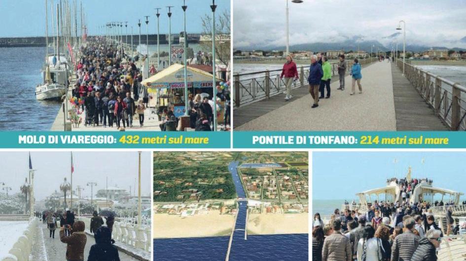 Un nuovo pontile davanti a Motrone