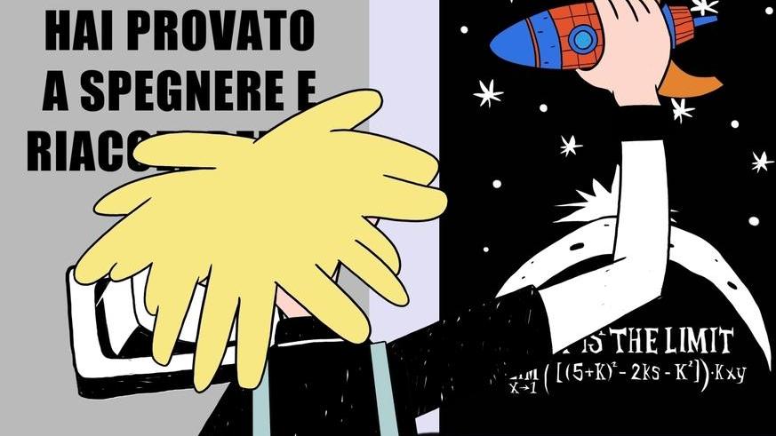 Uno dei disegni della seria animata