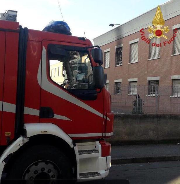 Principio d’incendio al distretto sanitario