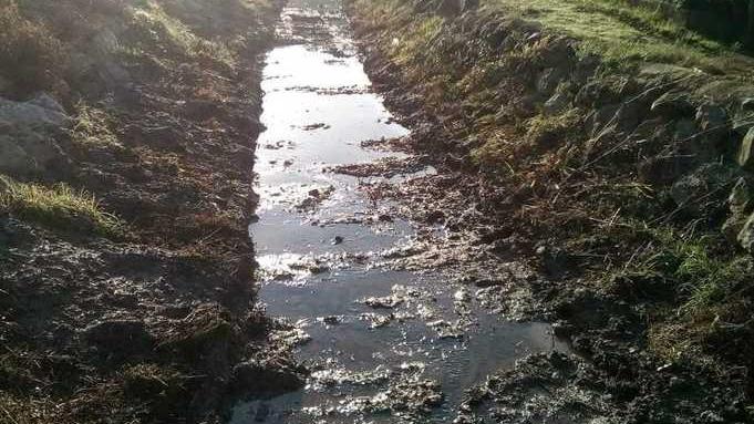 Baccinello, fosso ripulito Quitadamo: stop alla guerra