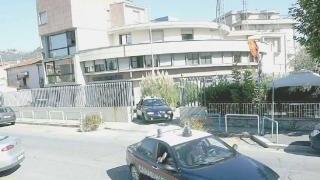 La caserma dei carabinieri di Montecatini