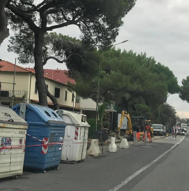 Tre mesi di lavori sull’Aurelia a Caletta Scatta il divieto di sosta