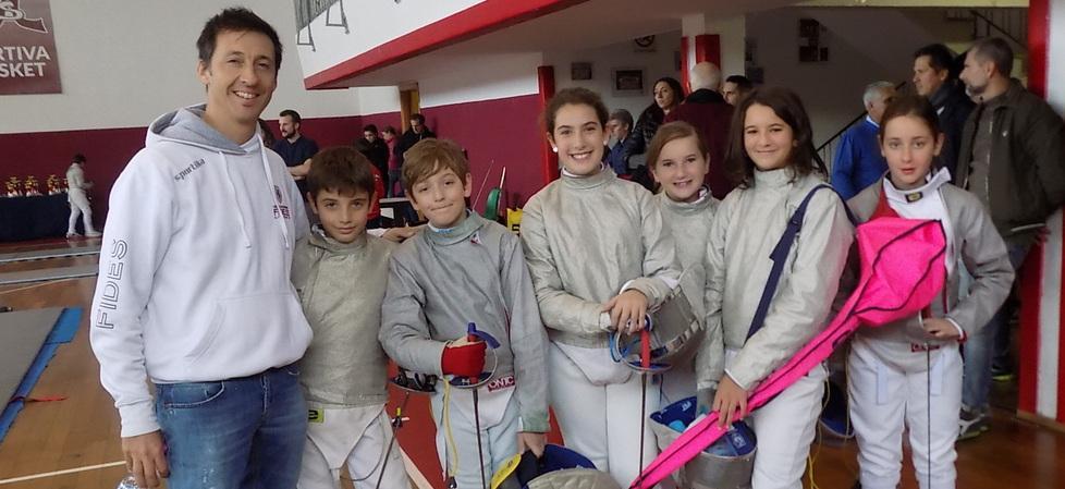 Artuso-Stefanutti che coppia le baby sciabole del Fides conquistano il trofeo Mediceo 