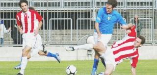 Pagliuca in azione contro la Sacilese A Fano ci sarà