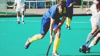 Una gara di hockey su prato