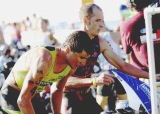 Ironman durante la gara