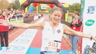 In alto il vincitore Federico Meini, a sinistra Cristina Neri seconda tra le donne