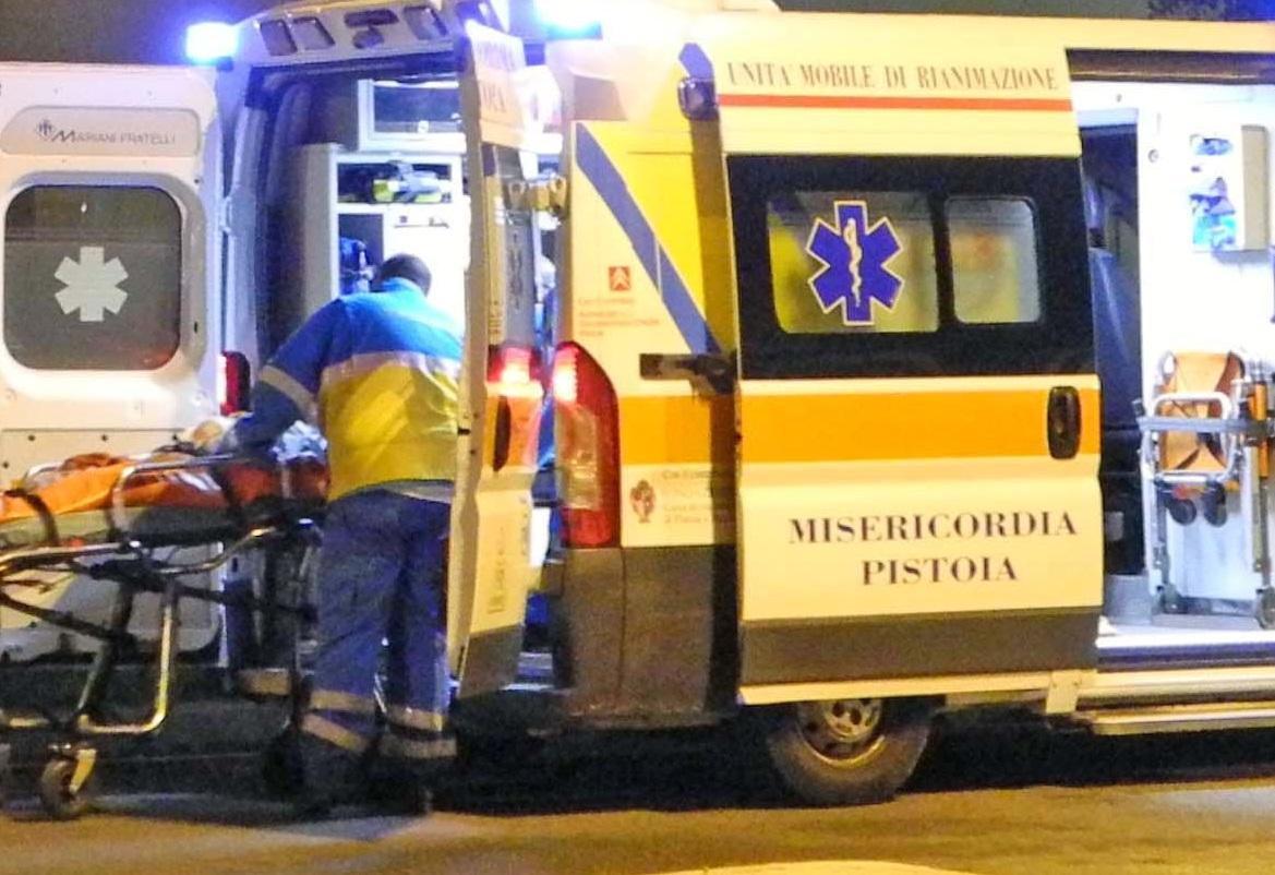 Una ambulanza della Misericordia