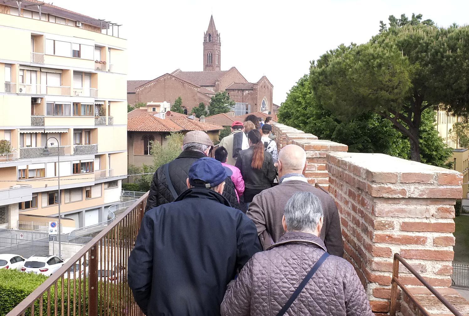 Una visita sulle mura di Pisa