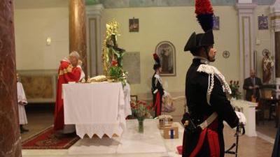 Carabinieri alla messa per il patrono S.Andrea con l’uniforme storica