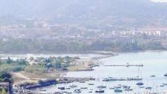 Una veduta dall’alto del golfo di San Giovanni, area interessata al progetto per il nuovo porto di Portoferraio