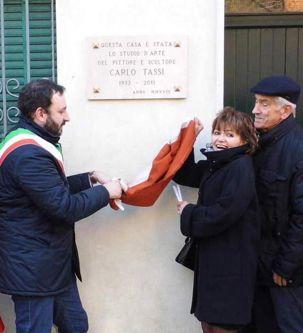 Il ricordo di Carlo Tassi a sette anni dalla morte I quadri in municipio