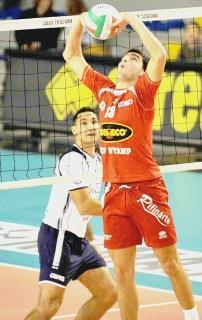 Il palleggiatore Marco Falaschi
