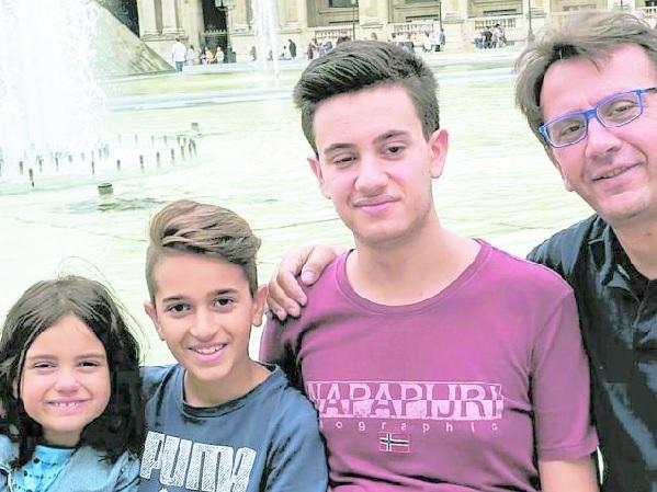 Nella foto da sinistra Aurora, Leonardo, Lorenzo e Antonio Gulli
