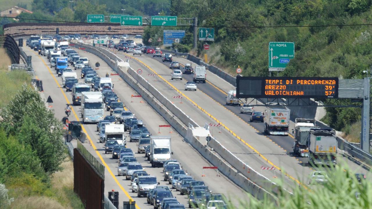 Un tratto dell'autostrada A1