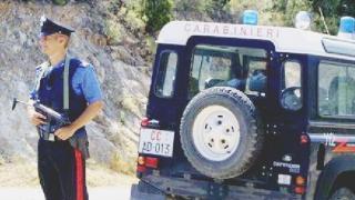 Un posto di blocco dei carabinieri