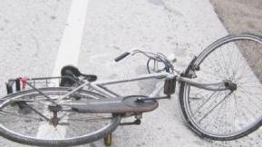 La bici distrutta