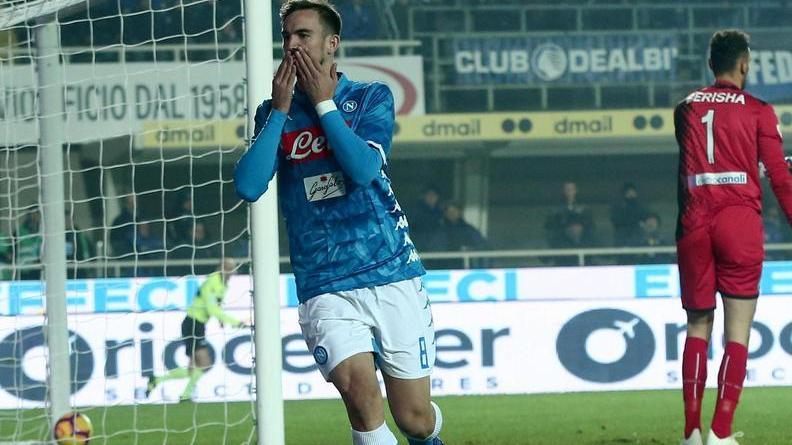 Il Napoli vince a Bergamo grazie a un gol di Milik L’Atalanta a testa alta